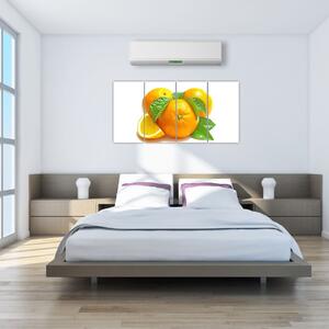 Pomaranče, obraz (Obraz 160x80cm)