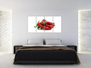 Chilli papričky, obrazy (Obraz 160x80cm)