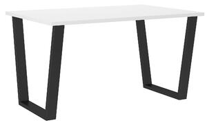 Loftový stôl Caesar 138x90 biely