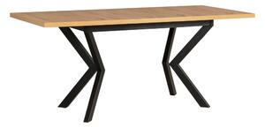 Skladací stôl 140/180x80 IKON 4 Čierny/Oak Artisan