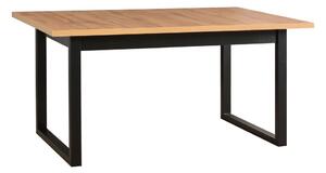 Skladací stôl 140/180x80 IKON 3 čierny/dub Grandson