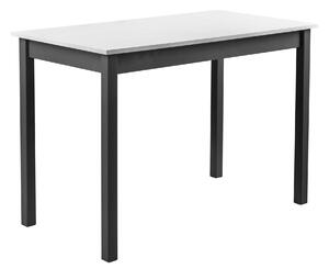 Drevený stôl MAX2L 110x60 biely/grafitový