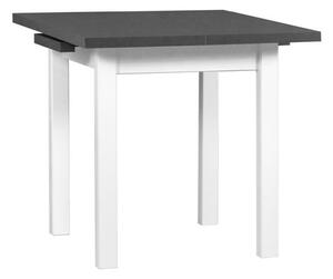 MAX7L skladací stôl 80x80 biely/grafitový