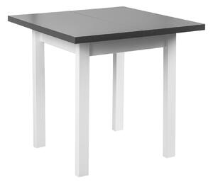 MAX7L skladací stôl 80x80 biely/grafitový