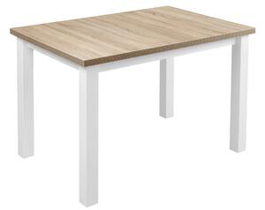 Kuchynský stôl LAP 100x70 Biela/Sonoma dub