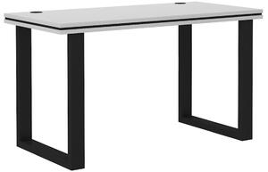 Písací stôl LOFT 138x67 Malta 160 svetlo sivá