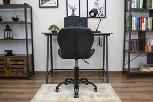 Kancelárska stolička NOTO čierna - ekokoža