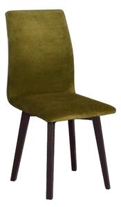 Čalúnená stolička LUNA 2 čierna/zelená