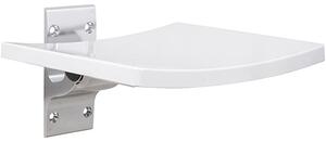 Bemeta Design HELP: Sprchové sedadlo, sklopné, hliník, biely plast - 355125037