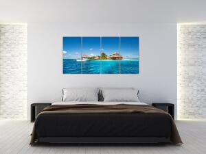 Obraz exotického ostrova (Obraz 160x80cm)
