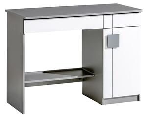 Stôl 110 cm Gumi G6 biely/antracitový