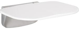 Bemeta Design Sprchové sedadlo, sklopné, lesk, plast biely - 105125034