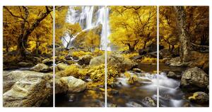 Obraz jesennej krajiny na stenu (Obraz 160x80cm)
