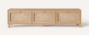 BIBO TV stolík na nožičkách, sepet/juta