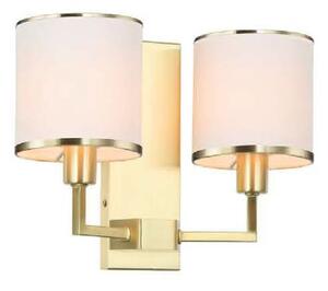 Orlicki Design Casa nástenná lampa 2x12 W biela-zlatá OR81503