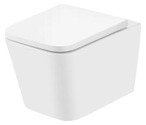 UPTrend Závesný WC komplet bez okraja GRAVIS TR2216 vrátane Soft-Close sedadla, biela lesk