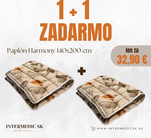 INTERMEDIC SK Paplón Harmony 140x200 cm celoročný z mikrovlákna 1+1 zadarmo