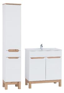 Comad Set kúpeľňového nábytku Bali White 80 biela lesk