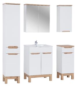 Comad Set kúpeľňového nábytku Bali White 60 biela lesk