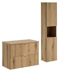 Comad Set kúpeľňového nábytku Nova Oak 80 coast evoke oak