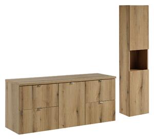Comad Set kúpeľňového nábytku Nova Oak 140 dub coast evoke
