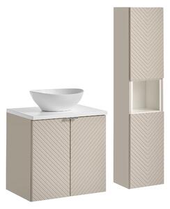 Comad Set kúpeľňového nábytku Viva Cashmere 60 kašmír mat