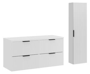 Comad Set kúpeľňového nábytku Adel White 120 biela mat