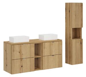 Comad Set kúpeľňového nábytku Nova Oak 120 dub coast evoke