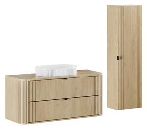 Comad Set kúpeľňového nábytku Ovalia Cremona 120 dub cremona