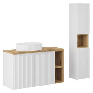 Comad Set kúpeľňového nábytku Nova White 100 biela matná