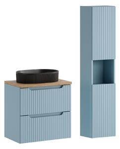 Comad Set kúpeľňového nábytku Nova Denim 60 denim/dub