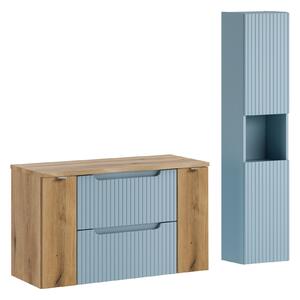 Comad Set kúpeľňového nábytku Nova Denim 100 denim/dub coast evoke