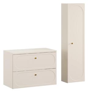 Comad Set kúpeľňového nábytku Donna Sand 80 piesková