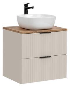 Comad Set kúpeľňového nábytku Adel Cashmere 60 dub wotan/kašmír mat