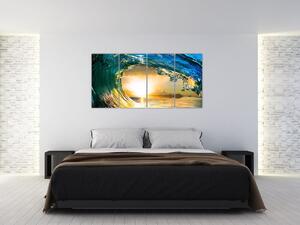 Vlna - moderný obraz (Obraz 160x80cm)