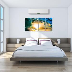 Vlna - moderný obraz (Obraz 160x80cm)