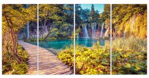 Vodopády v prírode - obraz (Obraz 160x80cm)