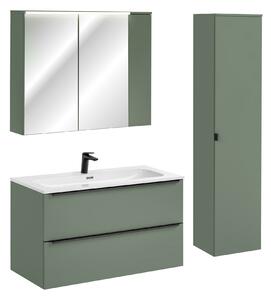 Comad Set kúpeľňového nábytku Sombra Green 100 rákosovo zelená