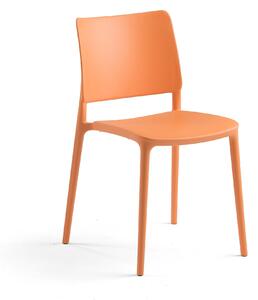Plastová stolička RIO, oranžová