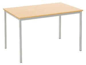 Jedálenský stôl JAMIE, 1200x800 mm, bukový laminát / šedá