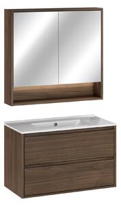 Comad Set kúpeľňového nábytku Viola Villa 80 orech villa