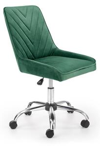 Kancelárska stolička RICO, 57x89x55, zelená velvet
