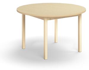 Okrúhly jedálenský stôl EUROPA, Ø1200 mm, breza