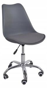 Bestent Kancelárska stolička tmavo šedá škandinávsky štýl BASIC