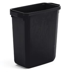 Odpadkový kôš na triedenie odpadu OLIVER, objem 60 L, čierny
