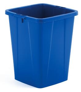 Odpadkový kôš OLIVER, 610x490x510 mm, 90 L, modrý
