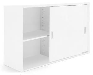 Kancelárska skriňa s posuvnými dverami MODULUS XL, 800x1200 mm, biela