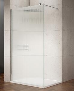 Gelco, VARIO CHROME jednodielna sprchová zástena na inštaláciu k stene, sklo nordic, 1200 mm, GX1512-05