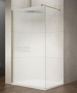 Gelco, VARIO GOLD MATT jednodielna sprchová zástena na inštaláciu k stene, sklo nordic, 700 mm, GX1570-10