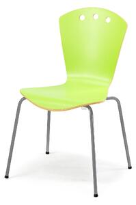 Jedálenská stolička ORLANDO, zelená / šedá